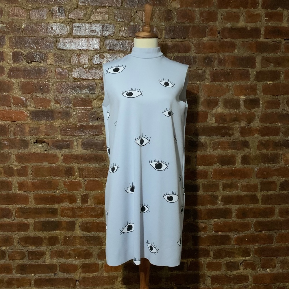 Zara pastel blue dress